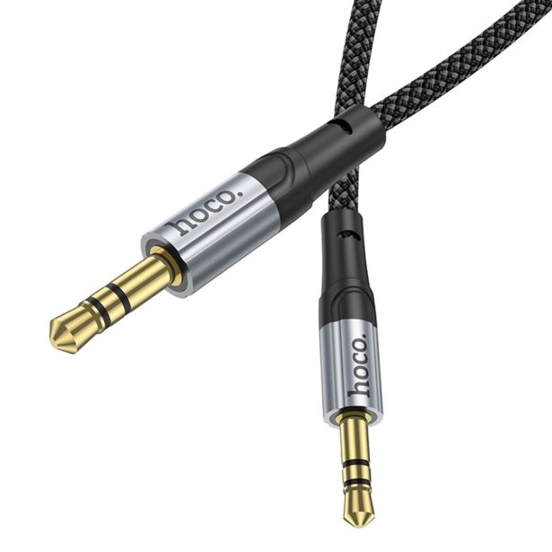 HOCO AUX KABEL UPA26 Z IZHODOM 3,5 MM (1M) ČRN
