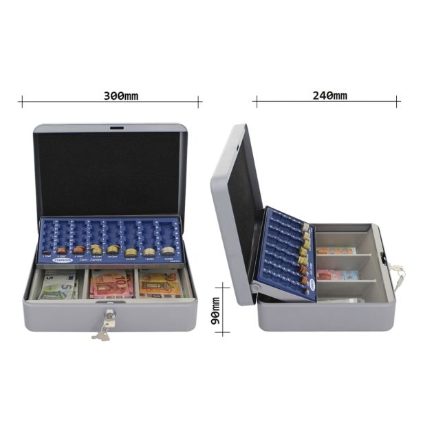 ROČNA KASETA ZA DENAR ROTTNER HOMESTAR CASH EURO 1 ZA EURO KOVANCE