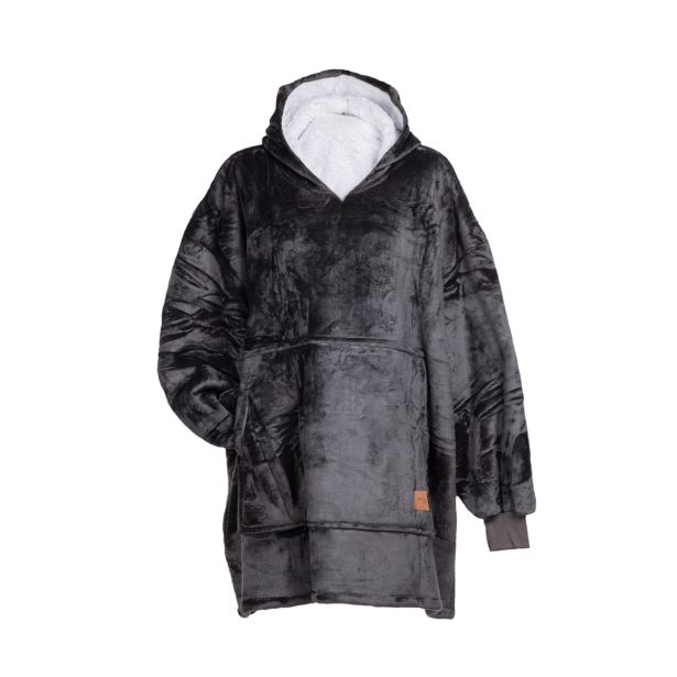 HOODIE ODEJA SVILANIT - ANTRACIT + DARILO: NOGAVICE