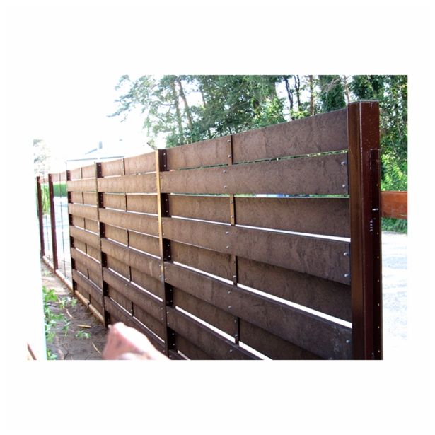 HORIZONTALNA PVC DESKA CORTINAPLAST 30X130X2000 MM RJAVE BARVE