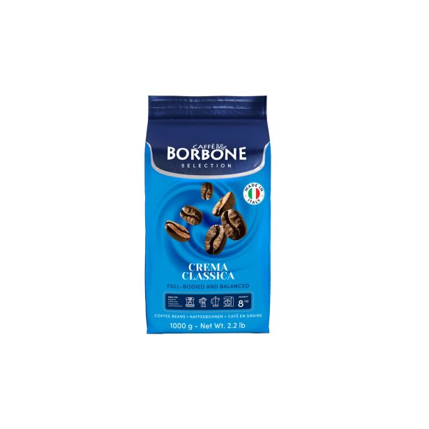 HRANA BORBONE KAVA CREMA CLASSICA V ZRNU 1 KG