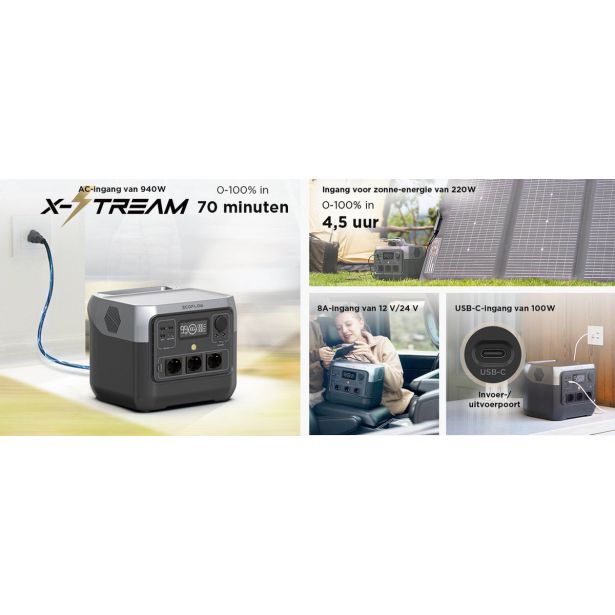 HRANILNIK EL. ENERGIJE ECOFLOW RIVER 2 PRO 768WH