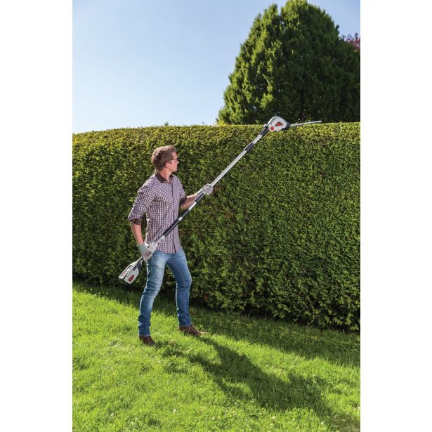 NASTAVEK ŠKARJE ZA ŽIVO MEJO AL-KO S PODALJŠKOM CEVASTEGA DRŽALA IN NOSILNIM PASOM