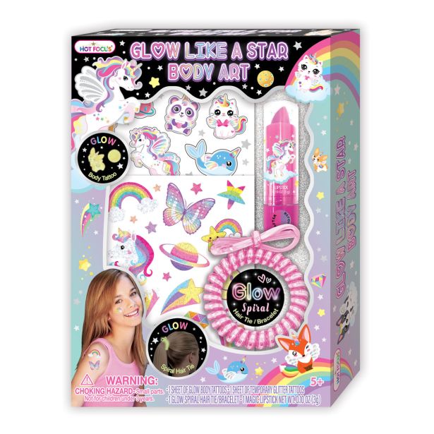 IGRAČE ZA DEKLICE HOT FOCUS KOZMETIČNI SET GLOW