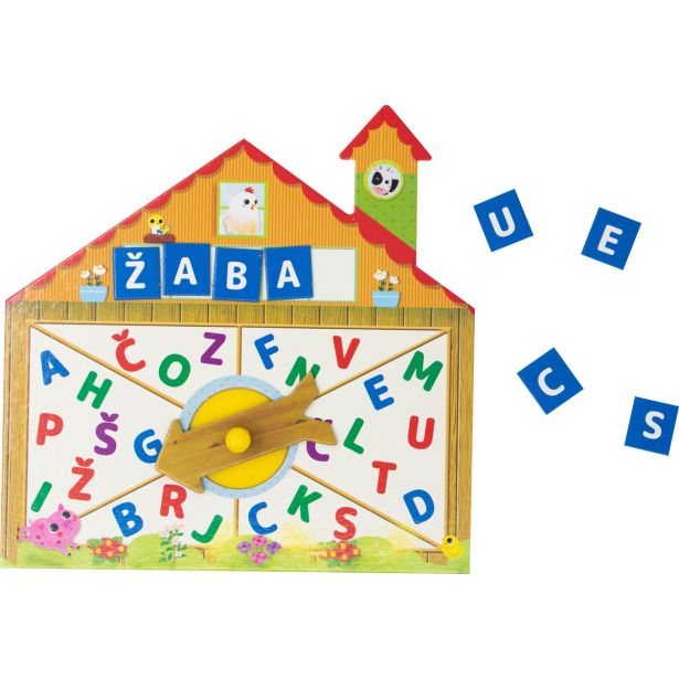 DRUŽABNE IN MISELNE IGRE LISCIANI IGRA ČRKOVANJE