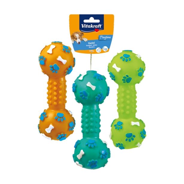 IGRAČA ZA PSA VITAKRAFT APORT PL. ODTIS TAČK BARVE PISKA, 19CM