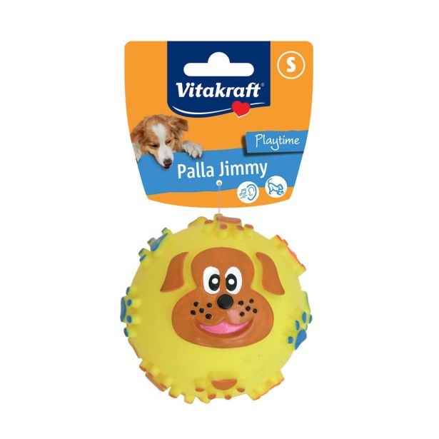 IGRAČA ZA PSA VITAKRAFT ŽOGA PL. OBRAZ ŽIVALI, 6.5CM