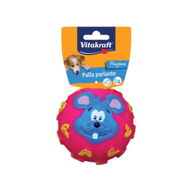 IGRAČA ZA PSA VITAKRAFT ŽOGA PL. OBRAZ ŽIVALI, FI 10CM