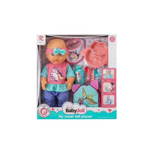 IGRE VLOG RL DOJENČEK Z DODATKI 30 CM 6809