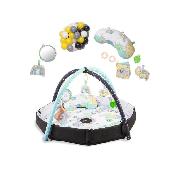 IGRAČE ZA DOJENČKE MOMI IGRALNA PODLOGA DAY&NIGHT 4V1