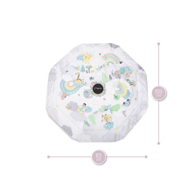 IGRAČE ZA DOJENČKE MOMI IGRALNA PODLOGA DAY&NIGHT 4V1