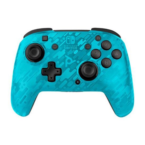IGRALNI PLOŠČEK PDP NINTENDO SWITCH FACEOFF BREZŽIČNI CAMO BLUE