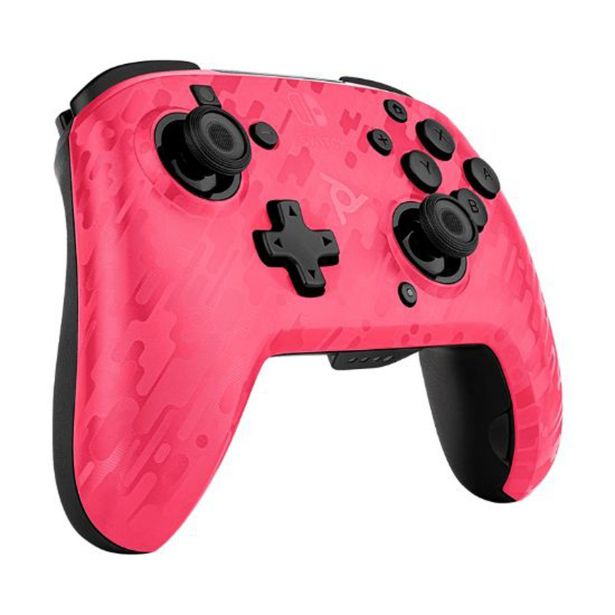 IGRALNI PLOŠČEK PDP NINTENDO SWITCH FACEOFF BREZŽIČNI CAMO PINK