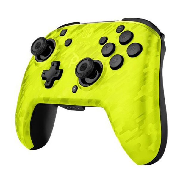 IGRALNI PLOŠČEK PDP NINTENDO SWITCH FACEOFF BREZŽIČNI CAMO YELLOW