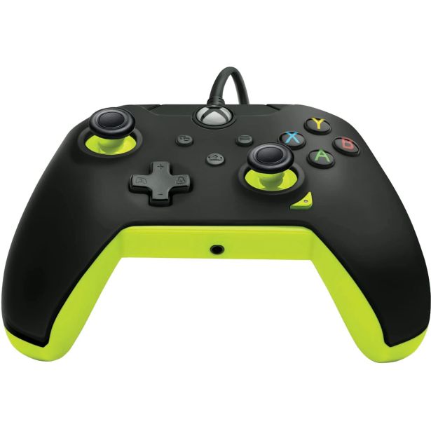 IGRALNI PLOŠČEK PDP XBOX ČRN - ELECTRIC RUMEN ŽIČNI