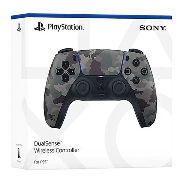 IGRALNI PLOŠČEK SONY PS5 DUALSENSE BREZŽIČNI KONTROLER GREY CAMO