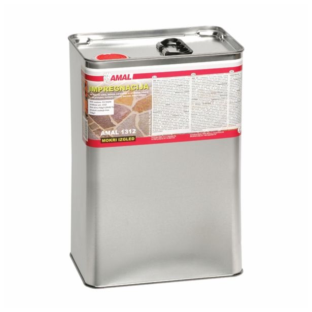 IMPREGNACIJSKO ZAŠČITNO SREDSTVO AMAL 1312 MOKRI IZGLED 10 L ZA KAMEN IN BETON