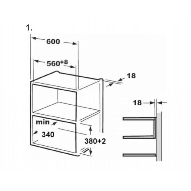MIKROVALOVNA PEČICA VOX IMWHGD202IX
