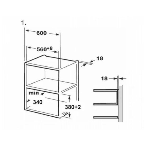 MIKROVALOVNA PEČICA VOX IMWHM201IX