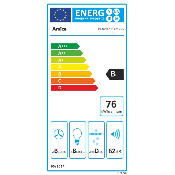 OTOČNA KUHINJSKA NAPA AMICA IN900BI