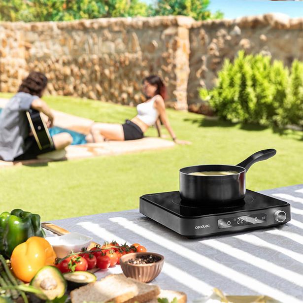 INDUKCIJSKA KUHALNA PLOŠČA IN ŽAR CECOTEC FULL MAGMA GRILL