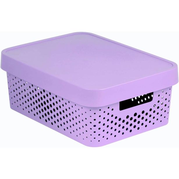 ŠKATLA/ZABOJ CURVER INFINITY 36X27X14 CM 11L ROZA BARVE