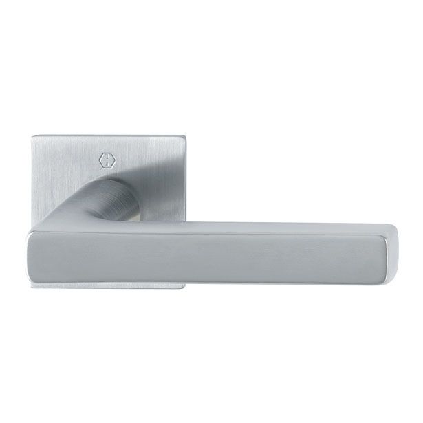 INOX KLJUKA ZA VRATA HOPPE DALLAS PLOSKA KVADRATNA ROZETA, F69