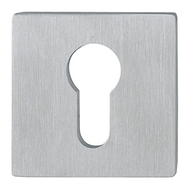 INOX KLJUKA ZA VRATA HOPPE KVADRATNA PLOSKA ROZETA F69, CILINDER PAR=2 KOS