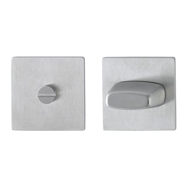 INOX KLJUKA ZA VRATA HOPPE KVADRATNA PLOSKA ROZETA F69, WC PAR=2 KOS