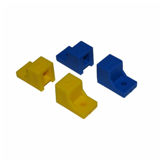 INŠTALACIJSKA SPONKA REDLINE NOGICA ZA NS SPONKO (2+2) MODRA IN RUMENO-ZELENA