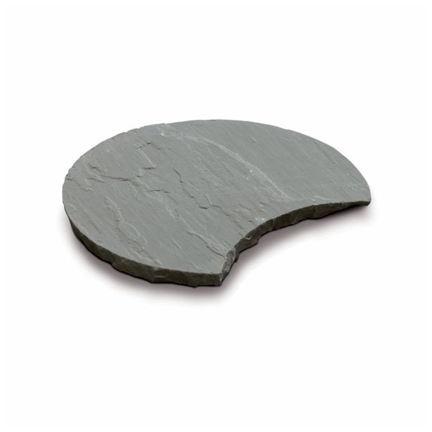 IZDELEK IZ KAMNA ALPCOLOR STOPNIK POLMESEC, 2-4CM, FI 40CM, SIVI