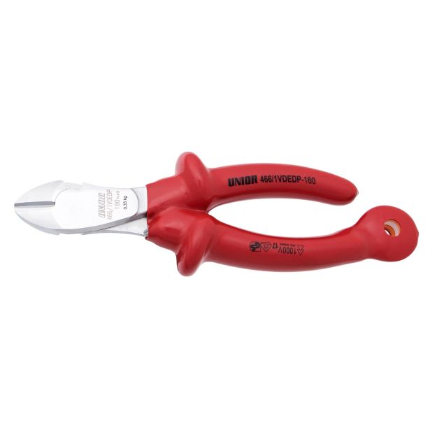 IZOLIRANE MOČNE STRANSKE ŠČIPALNE KLEŠČE ZA VARNO DELO NA VIŠINI UNIOR 160 MM ART. 466/1VDP-H (626964)