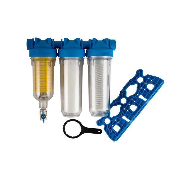 KOMPLET IZPIRALNI HYDRA RAIN TROJČEK BISTRA DP PRIKLOP=19,05MM (10'), V=390MM