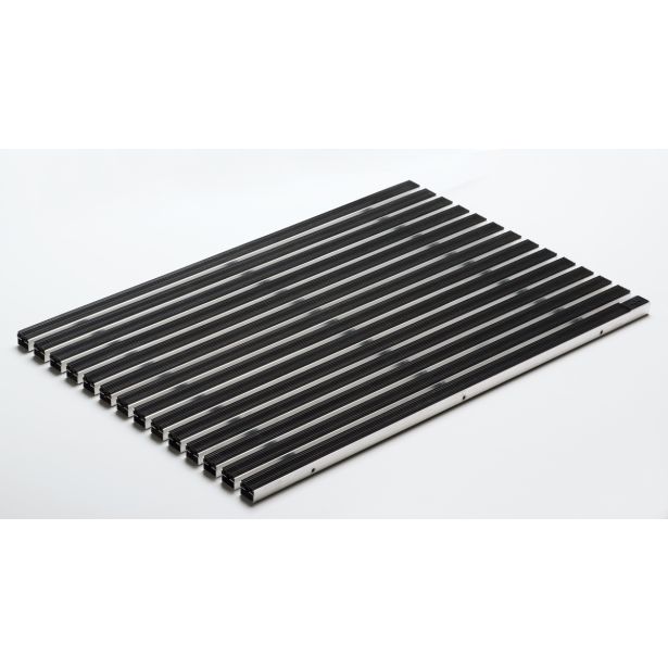 PRIBOR ZA ODVODNJAVANJE IZVEDBA GUMA 75X50 ČRN-PROFIL ALU