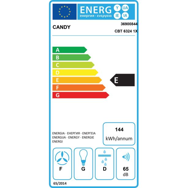 IZVLEČNA KUHINJSKA NAPA CANDY CBT 6324 1X