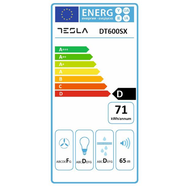 IZVLEČNA KUHINJSKA NAPA TESLA DT600SX