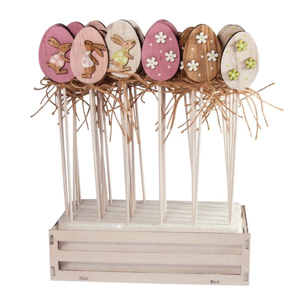 LESENI USTVARJAL. DODATKI RAYHER JAJČEK NA PIKU 4X6X1CM 25CM