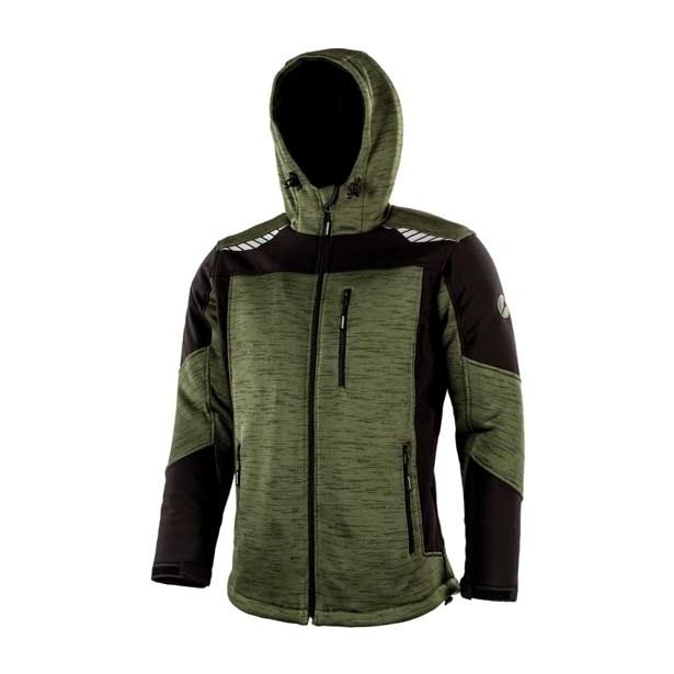 JAKNA ALBATROS ALDRIN XXXL OLIVNO / ČRNA PLETENINA / SOFTSHELL