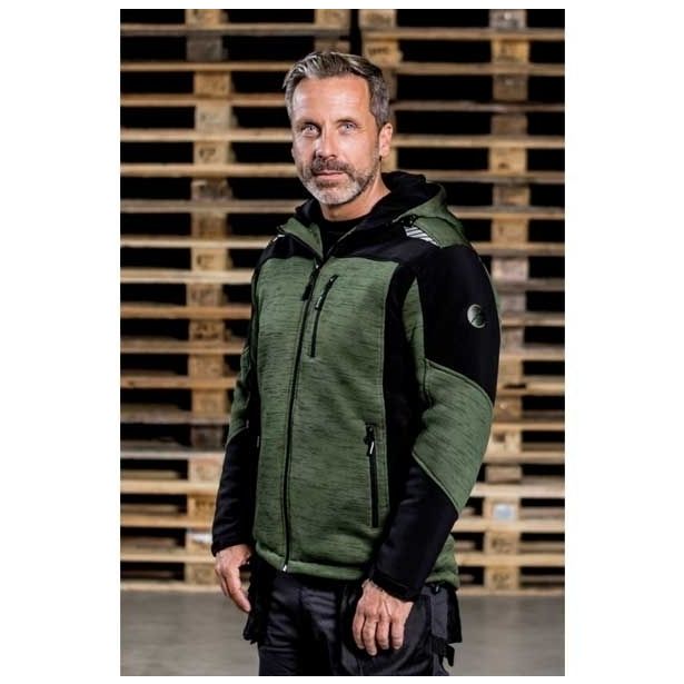 JAKNA ALBATROS ALDRIN XXXL OLIVNO / ČRNA PLETENINA / SOFTSHELL