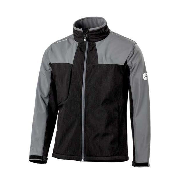 JAKNA ALBATROS AVERY SOFTSHELL ŠT.L SIVA Z ODSEVNIM POTISKOM