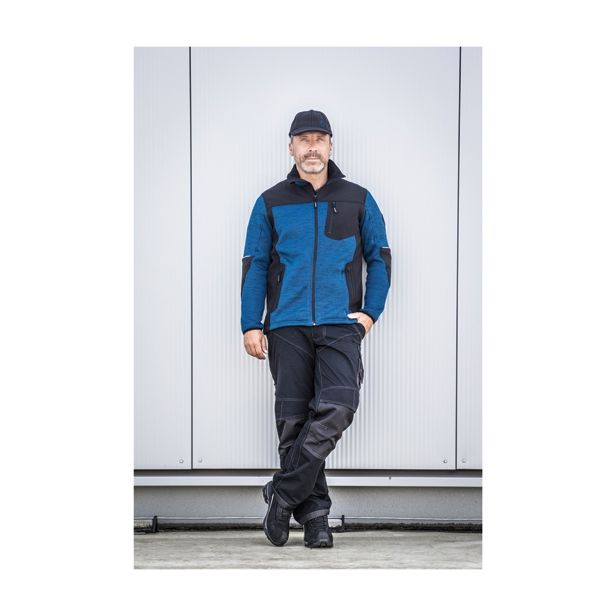 JAKNA ALBATROS SOFTSHELL MAXWELL ŠT.S MODRO/ČRNA