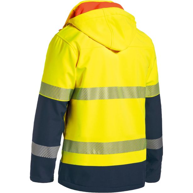 ODSEVNO OBLAČILO BISLEY JAKNA HI VIS RIPSTOP FLIS RUMENA XL