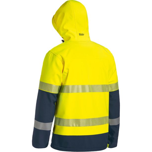 ODSEVNO OBLAČILO BISLEY JAKNA HI VIS RIPSTOP FLIS RUMENA XL