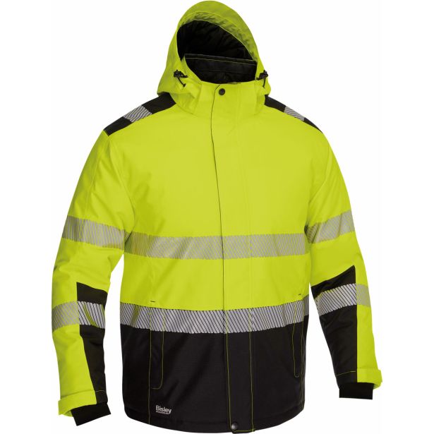 ODSEVNO OBLAČILO BISLEY JAKNA MALCOM PARKA RUMENO / ČRNA ŠT. 3XL