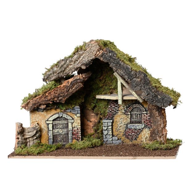 JASLICE DECORIS HIŠA Z LUBJEM IN MAHOM 43X19X29 CM