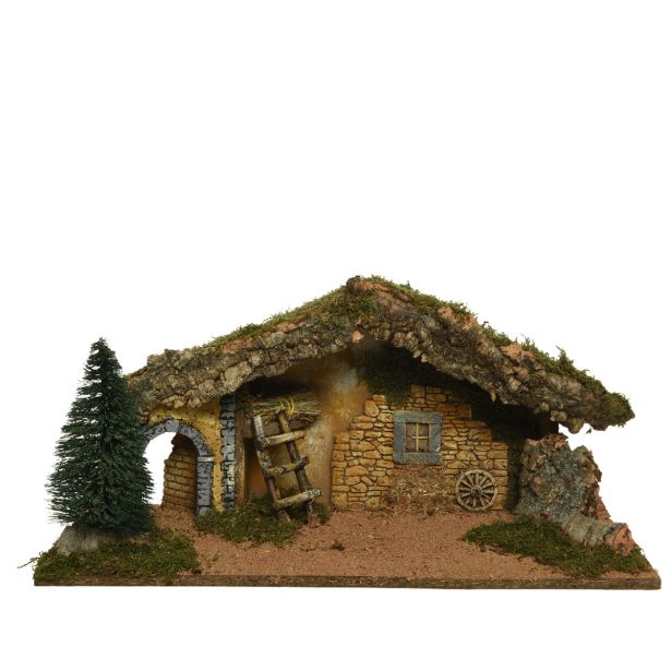 JASLICE DECORIS SKEDENJ S SMREKO IN 10L 58X23X25 CM