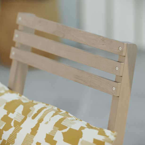 JEDILNA GARNITURA SOLIS II ORIGAMI MIZA 55X55 + 2 STOLA AKACIJA