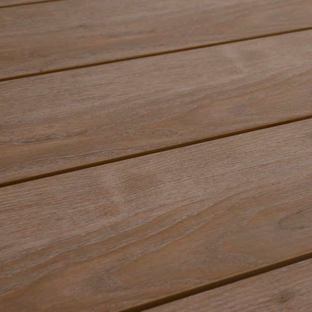 KOVINSKA MIZA NATERIAL CLARA SIVA 200X100 ALU, SINT. LES