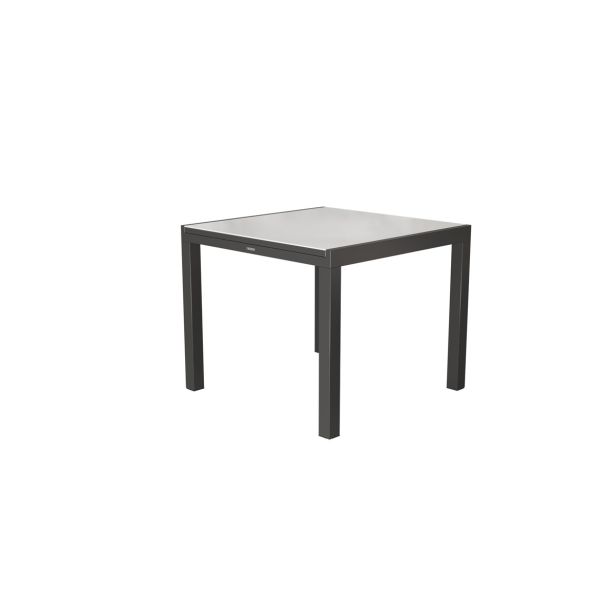 JEDILNA MIZA LYRA II GOR&DOL ALU STEKLO 90/160X90 ANTRACIT