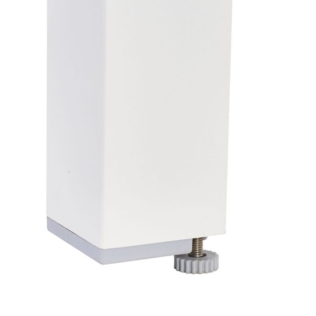 JEDILNA MIZA LYRA II UP&DOWN ALU STEKLO 90/160X90 BELA